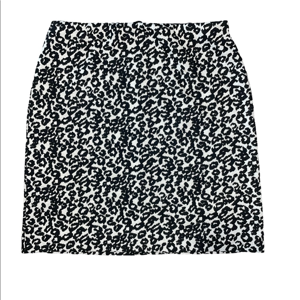 Snow Leopard Mini Skirt from Express ✨